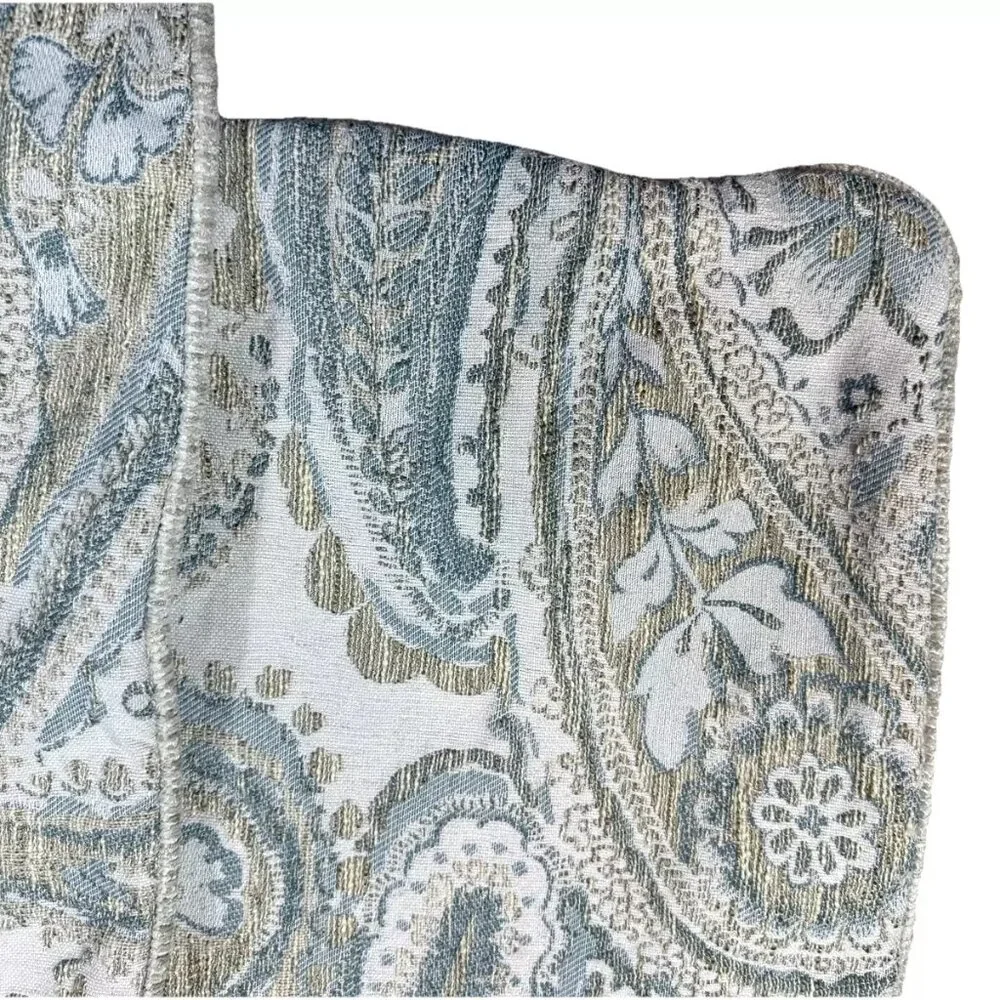 Set of 3 Luxury Pillowcases Throw Pillow Covers Shams Paisley Zip Euro Tapestry